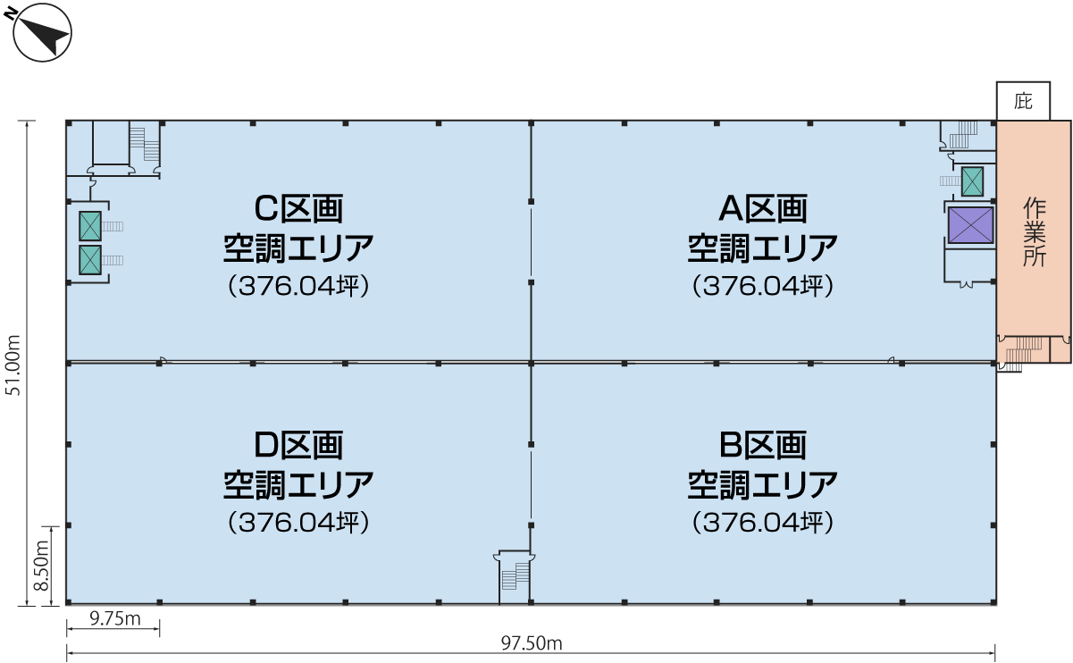 倉庫3F平面図